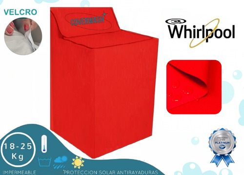 Protector Lavadora Whirlpool 19 Kilos Tablero Rojo