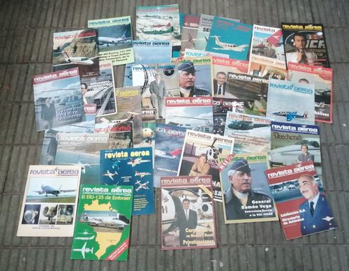 Lote 37 Revistas Aeronautica Aviones Uruguay 70 80 90 00´s