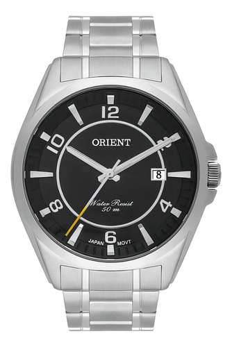 Relógio Prata Masculino Orient Eternal Mbss1416
