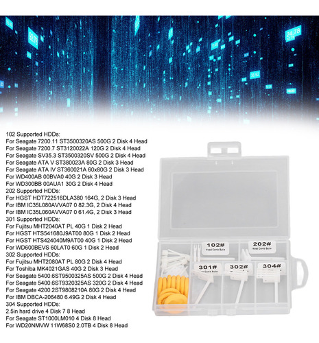 Set De Reparación De Cabezales De Disco Duro Hdd De 2.5 PuLG