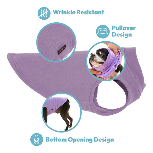 Suéter Para Perros Gooby, Chaleco De Forro Polar Elástico, C