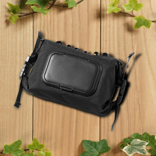 \ Tissue Case Box Holder Paper Storage Bag Negro 20x10cm