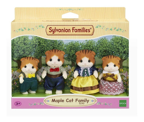 Sylvanian Families Familia Gatos De Maple 5290 Ink Educando