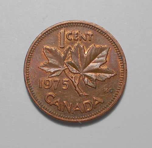Canadá Moneda De 1 Cent 1975 - Km#59.1 