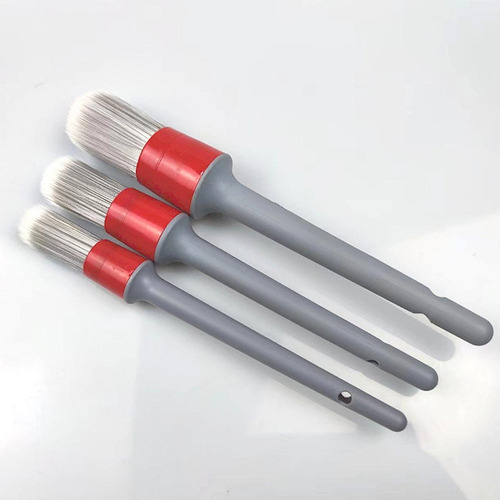 3x Car Detailing Brush Set Auto Detail Brushes Para