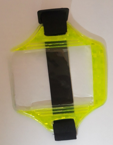 Imagen 3 de 3 de Porta Credencial De Brazo Reflectiva