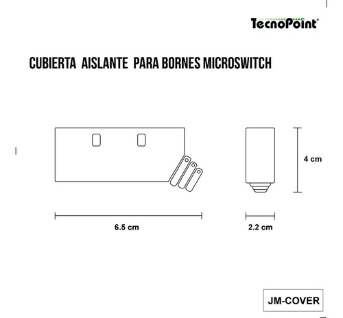 Imagen 5 de 8 de Pack X 10 Cubiertas Aislante Para Bornes Microswitch Baw