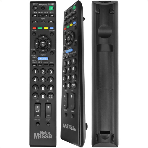 Mando a distancia universal compatible con el televisor LCD LED Sony Bravia de 46 pulgadas y kit de baterías con 2