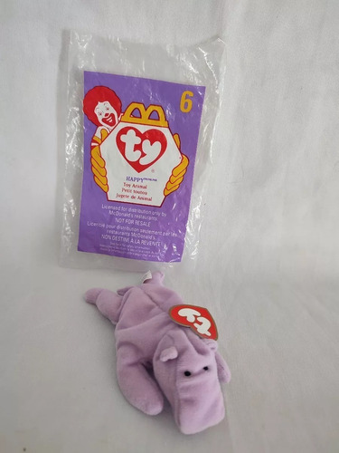 Peluche Hipopotamo Happy Teenie Beanie Babies Mcdonalds Ty