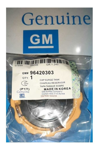 Tapa De Radiador Envase Refrigerante Aveo Optra Spark Gm