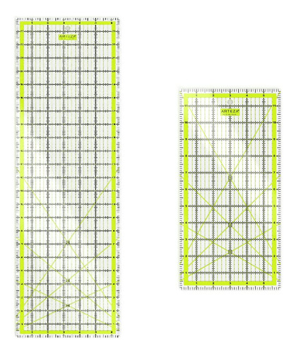 Regla Acolchado Arteza Ancho Largo Acrilico Cortada Laser