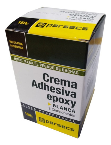 Crema Adhesiva Epoxy Blanco Parsecs 150gr (pegado De Bachas)