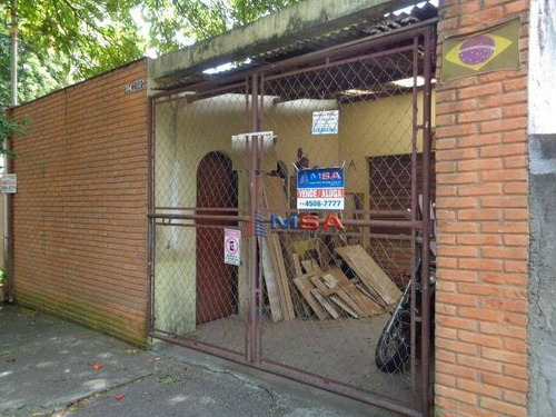 Galpão E Terreno De 900m² Para Locação, Perdizes, São Paulo. - Ga0028