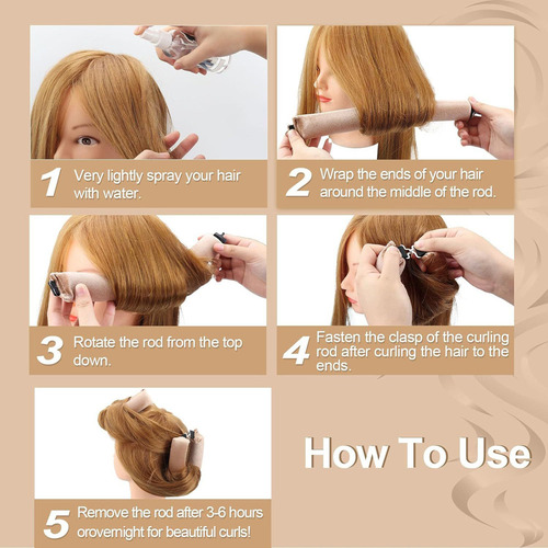 / Kit Para Rizar El Cabello, Rizador De Pelo Largo, Para