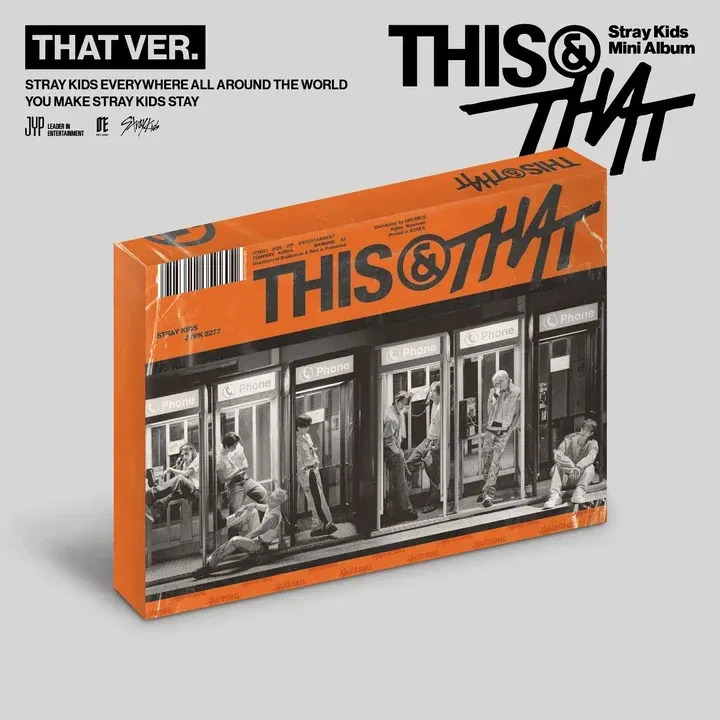 Stray Kids - Album This & That ( Versión That ) Kpop CD Original