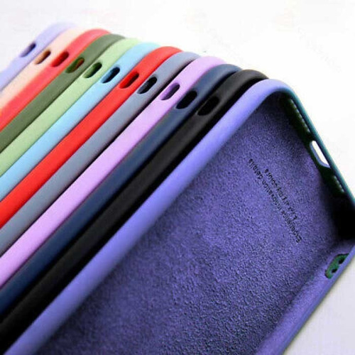 Funda Silicone Case Para Xiaomi Redmi Note 9 Negro Lisa