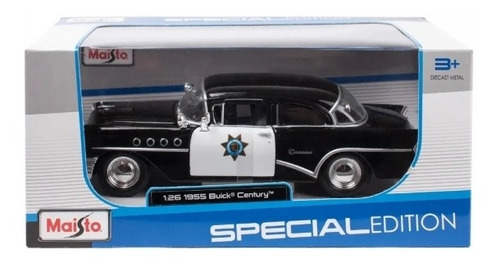 Miniatura 1955 Buick Century Police Car (1:26)