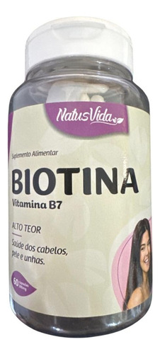 Biotina Cabellos Piel Y Uñas 60 Caps 30mcg X Cap