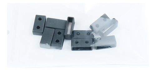 De Cierre De Goma Paquetes Para Lazos De Conector Negro 22mm