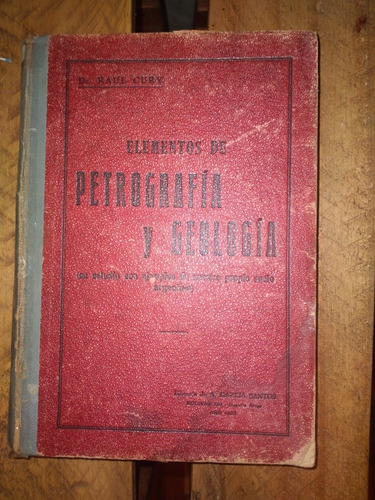 Libro Elementos De Petrografia Y Geología 