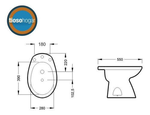 Imagen 7 de 10 de Juego Baño Vanitory Griferia Accesorio Tapa Completo