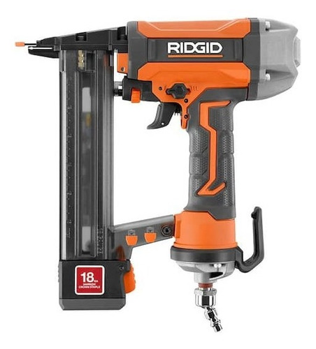 Grapadora Neumática Ridgid Calibre 18 Grapas De Corona 1/4 (Usado)