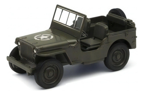 Welly Jeep Willys Mb Verde 1:34 43723cw