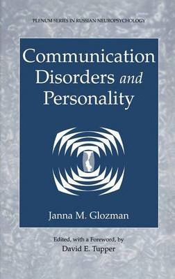 Libro Communication Disorders And Personality - Janna M. ...