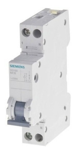 Llave Termica Unipolar Siemens 1x6a 4,5ka