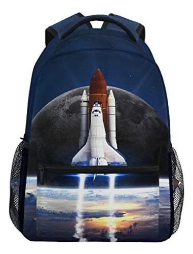 Mochila Space Rocket Niños Y Niñas, Escuela Primaria, Nasa