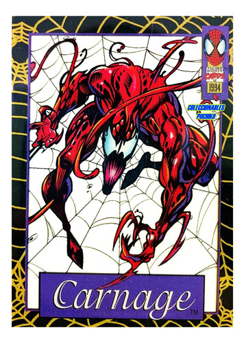 Marvel Comics Card Carnage Suspended Animation 94 Tarjeta