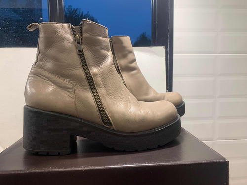 Botas Cuero  Mujer Marca Febo N 39