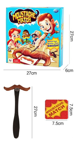 Juego De Mesa Atrapa Tu Bigote Juego De Emparejar Bigotes