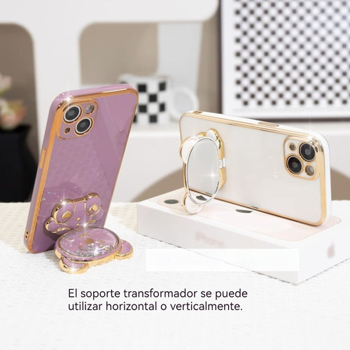 A A Funda Protectora Con Soporte De Oso Para Vivo V25e A