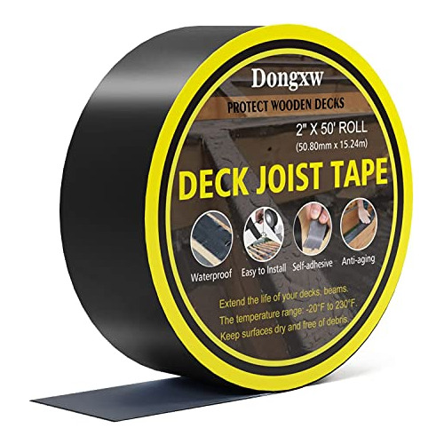 Joist Tape For Decking,  2  X 50' Self-adhesive Deck Jo...