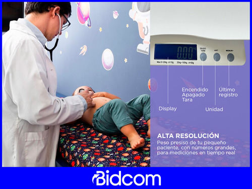 Balanza Pediatrica Gadnic Con Pantalla Lcd Simple Comoda