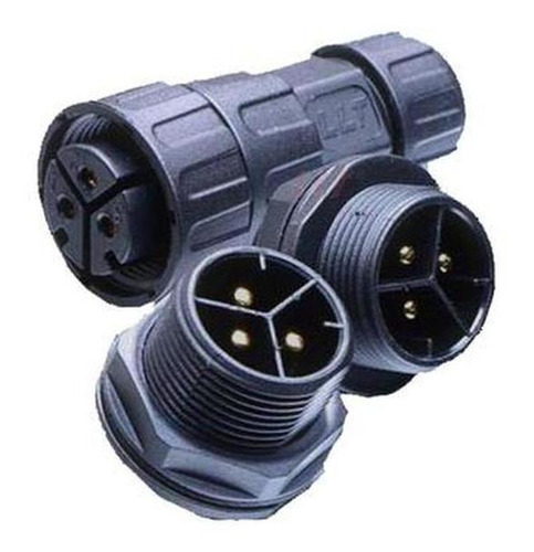 Conector M25-3p De Montaje, Mxcbx-008, 20pzas, Hembra Y Mach