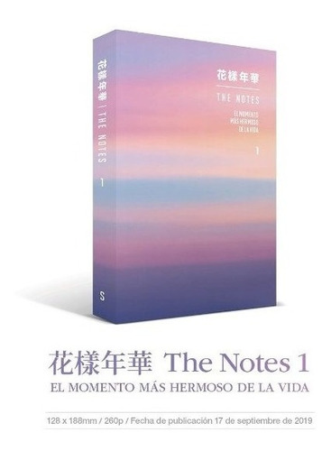 The Notes Bts Libro Español Vol 1 Y 2 Original Set