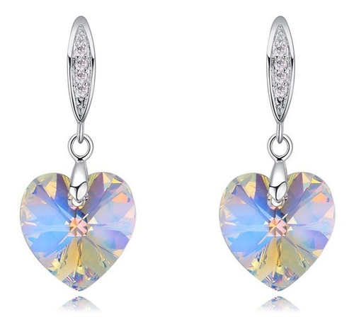 Aretes Con Cristales, Ocean Heart Oh16-868