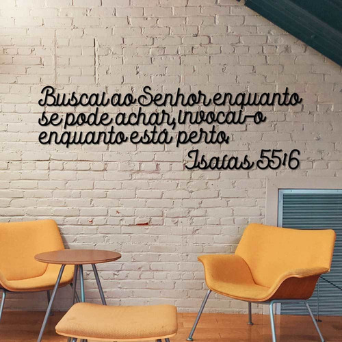 Isaías 55:6 Versículo de la Biblia en MDF hueco de 6 mm
