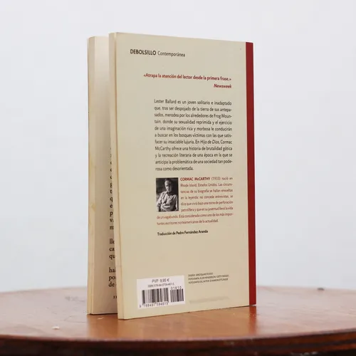 Hijo De Dios - Cormac Mccarthy - Libro