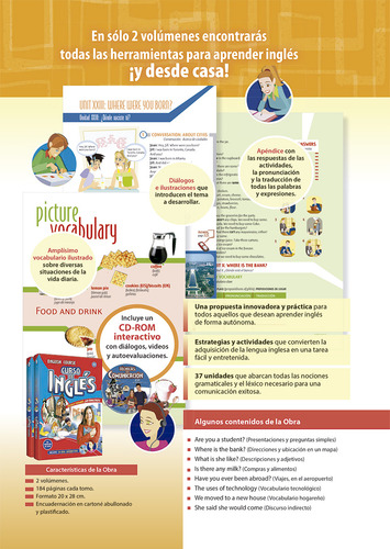 Curso De Inglés Sin Maestros 2 Vol Con Cd-rom