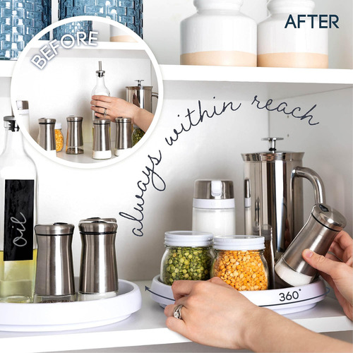 Livorini Lazy Susan Turntable 10 | Organizador De Susan Lazy