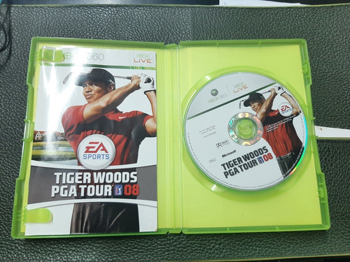 Juego Xbox 360 Original Fisico Tiger Woods Pga Tour 08 P/pal (Usado)