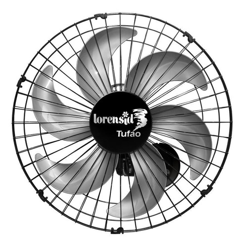 Ventilador Parede 50cm Tufao Preto Bivolt Lorensid