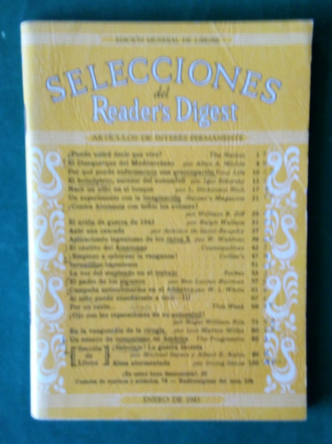 Revista Selecciones Del Readers Digest Enero De 1943