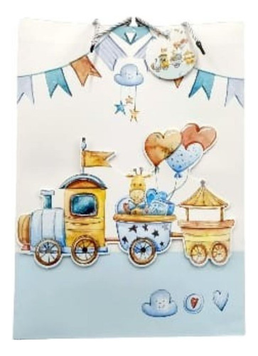 Bolsa De Regalo Grande Con Dibujos 4 Pzas Party Land