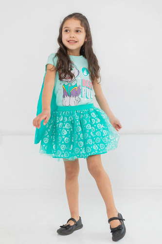 Paw Patrol Everest Disfraz De Cosplay Para Niñas Pequeñas, C