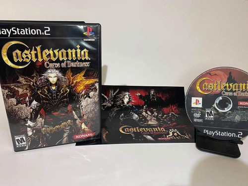 Castlevania Curse Of Darkness Com Pôster Para Ps2