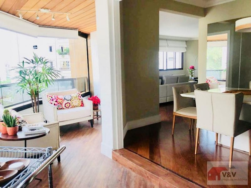 Apartamento Para Venda Em São Paulo, Brooklin, 3 Dormitórios, 1 Suíte, 4 Banheiros, 2 Vagas - Brkl898_2-760178